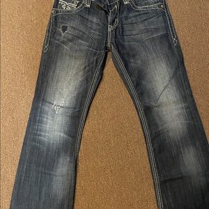 Mens Rock Revival Jeans